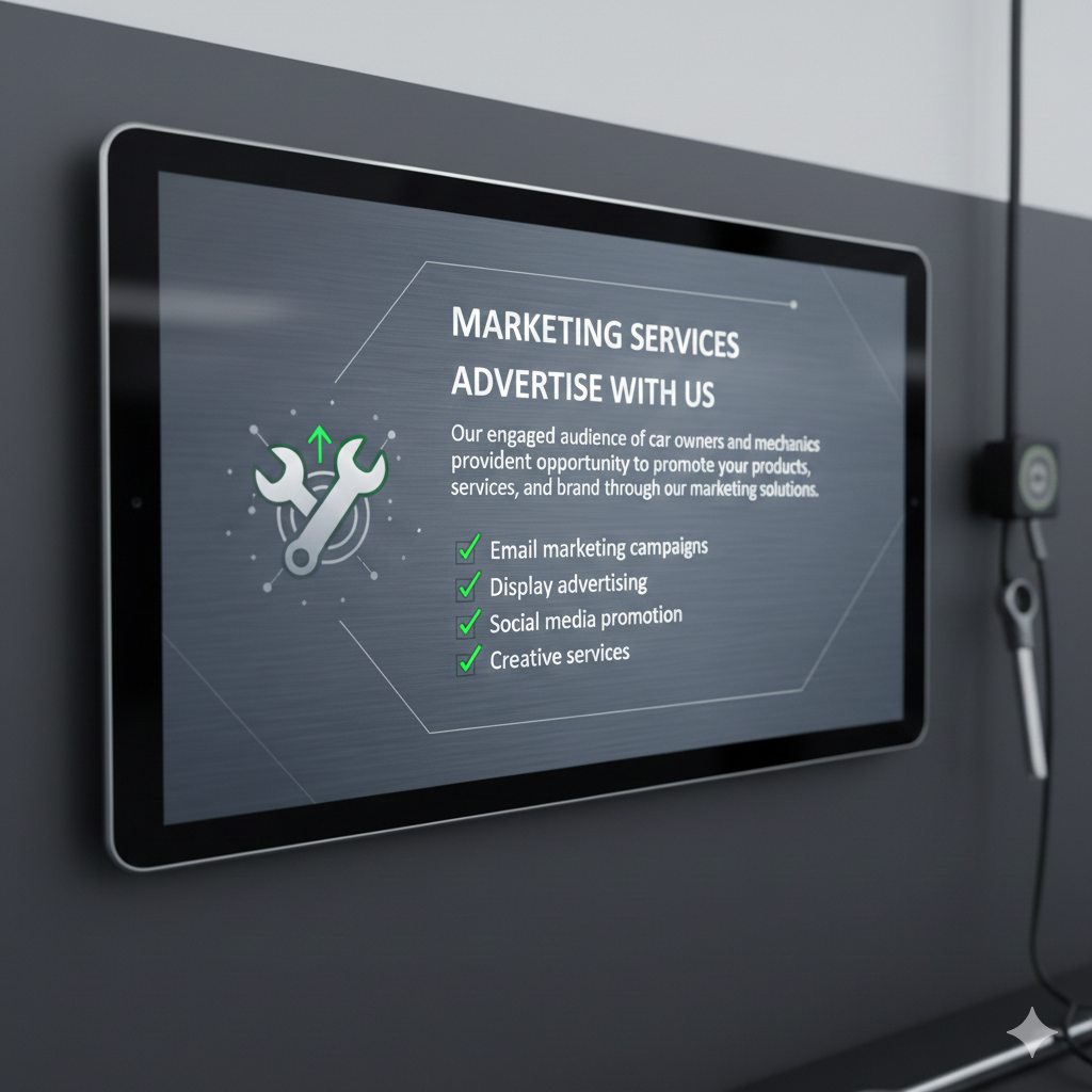 Automotive spare parts marketing and advertising platforms