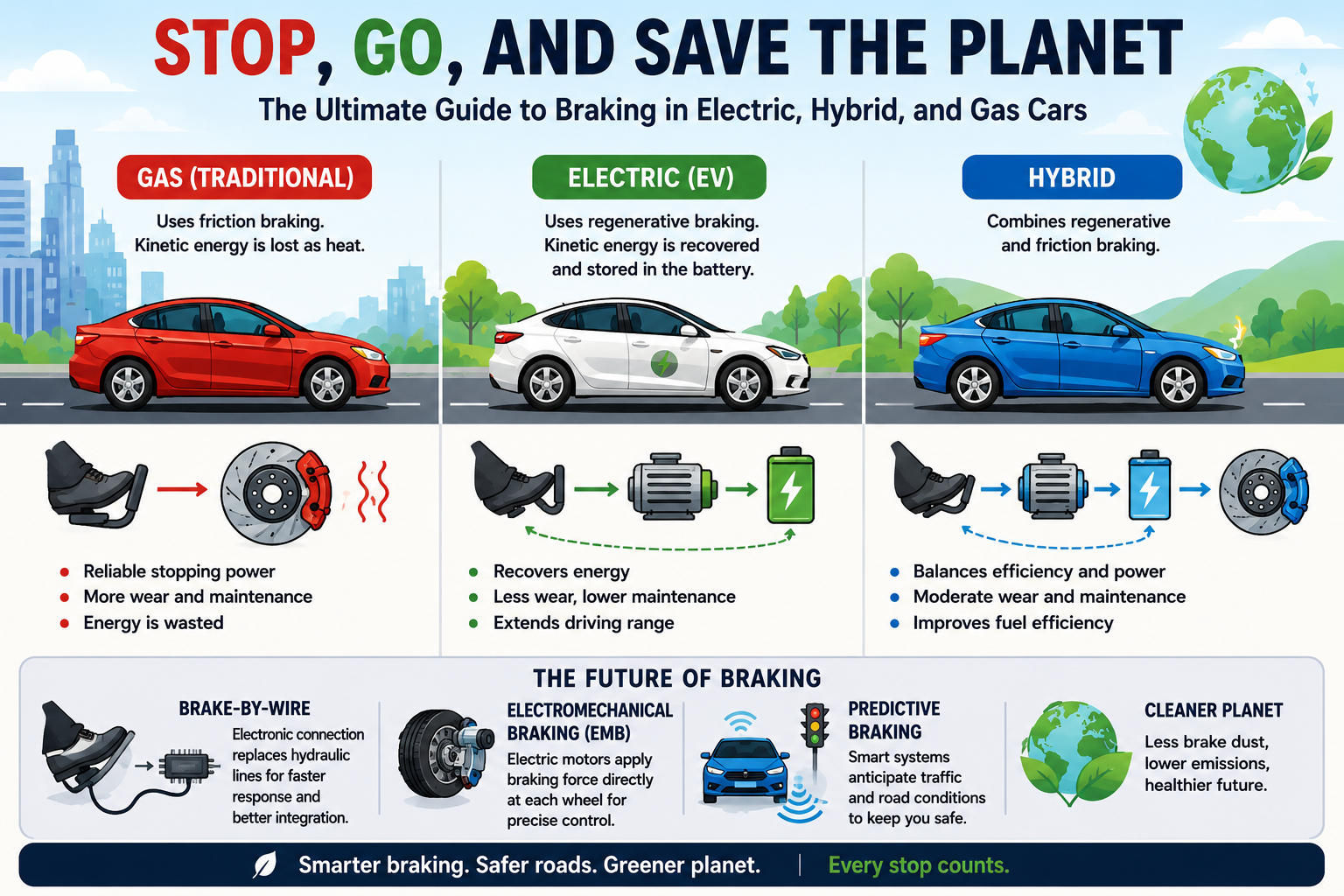 Explore the world of automotive braking, how it is evolving, the environmental impacts and how it affects you.