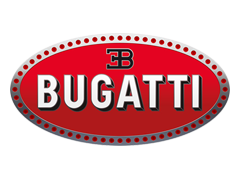 Bugatti car spare parts provider brand logo